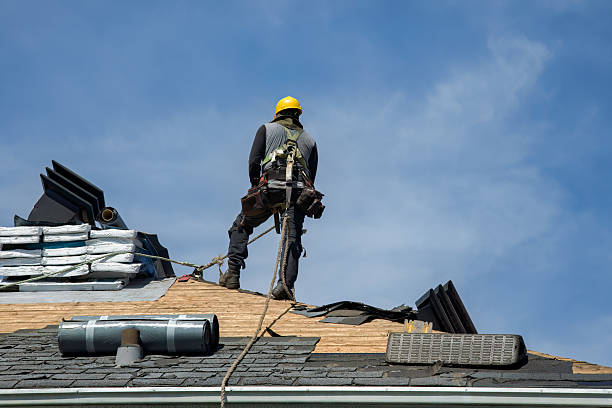 Professional Storm Damage Roof Repair technician working in Riverside, IL